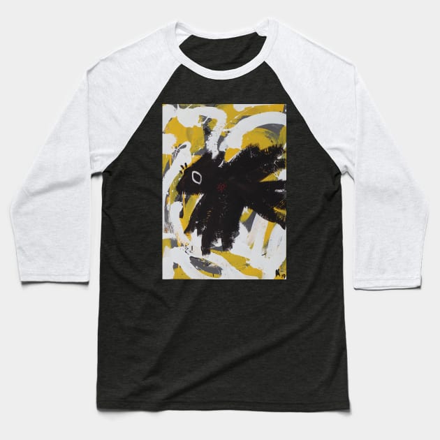 bird Baseball T-Shirt by Angel Rivas